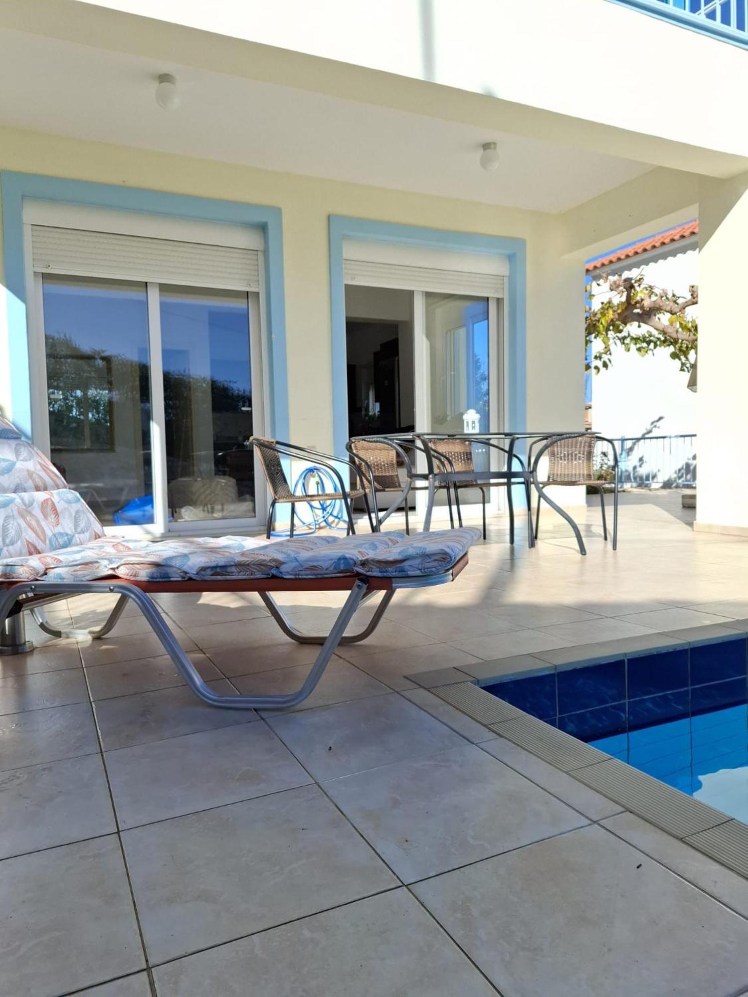 Breathtaking Sea And Mountain Views Vila Kefalás Exterior foto